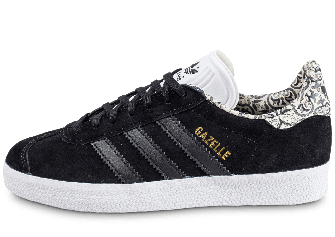 adidas gazelle femme noir et blanc